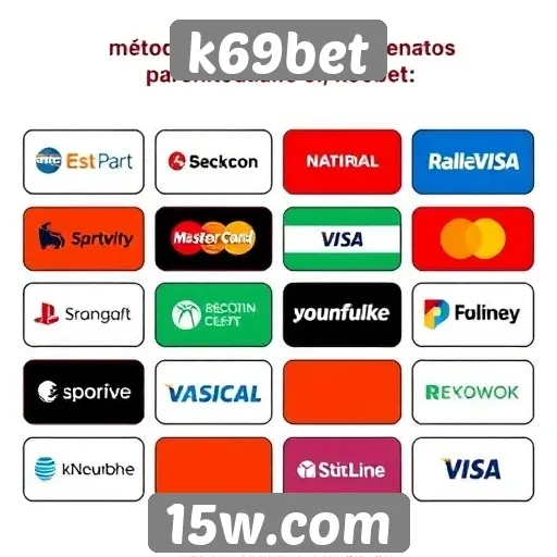 Métodos de pagamento suportados pelo k69bet